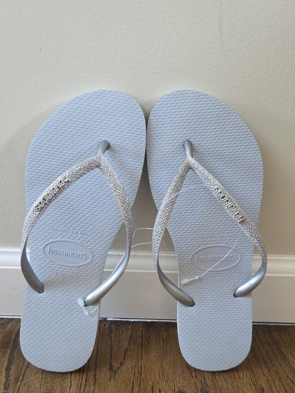 Havaianas Flip-Flop Gray with Glitters